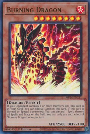Burning Dragon [MP24-EN251] Ultra Rare - Trinity Hobby