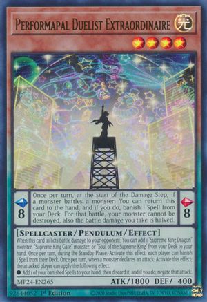 Performapal Duelist Extraordinaire [MP24-EN265] Ultra Rare - Trinity Hobby