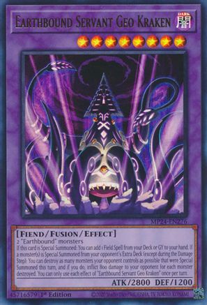 Earthbound Servant Geo Kraken [MP24-EN276] Ultra Rare - Trinity Hobby