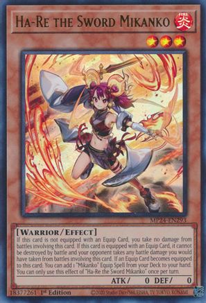 Ha-Re the Sword Mikanko [MP24-EN293] Ultra Rare - Trinity Hobby