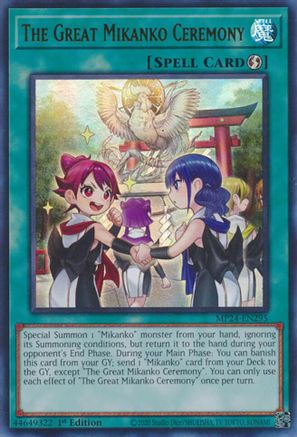 The Great Mikanko Ceremony [MP24-EN295] Ultra Rare - Trinity Hobby