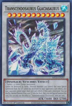 Transcendosaurus Glaciasaurus [MP24-EN297] Ultra Rare - Trinity Hobby