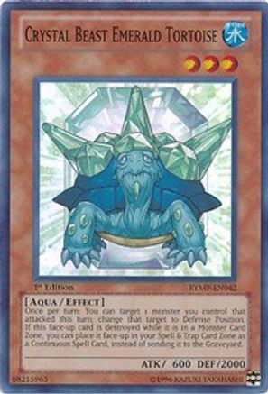 Crystal Beast Emerald Tortoise [RYMP-EN042] Super Rare - Trinity Hobby