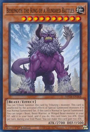 Behemoth the King of a Hundred Battles [MP24-EN364] Common - Trinity Hobby