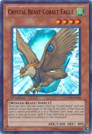 Crystal Beast Cobalt Eagle [RYMP-EN045] Super Rare - Trinity Hobby