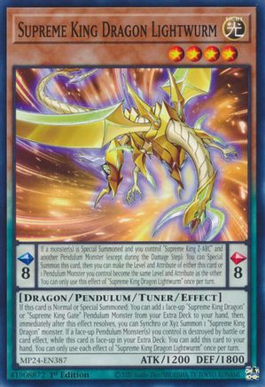 Supreme King Dragon Lightwurm [MP24-EN387] Common - Trinity Hobby