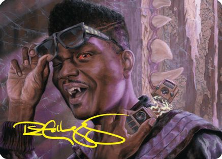 Dashing Bloodsucker Art Card (Gold-Stamped Signature)  (ASDSK-006) - [Art Series: Duskmourn: House of Horror]