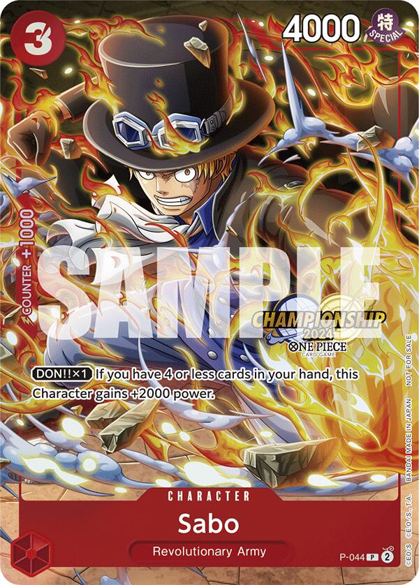 Sabo (CS 2024 Event Pack) (P-044) - [One Piece Promotion Cards] Foil - Trinity Hobby