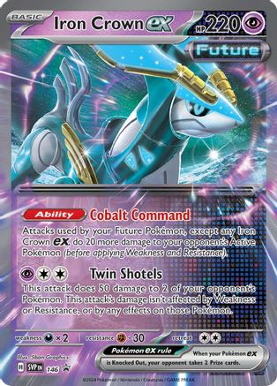 Iron Crown ex (146) [Scarlet & Violet: Black Star Promos] - Trinity Hobby