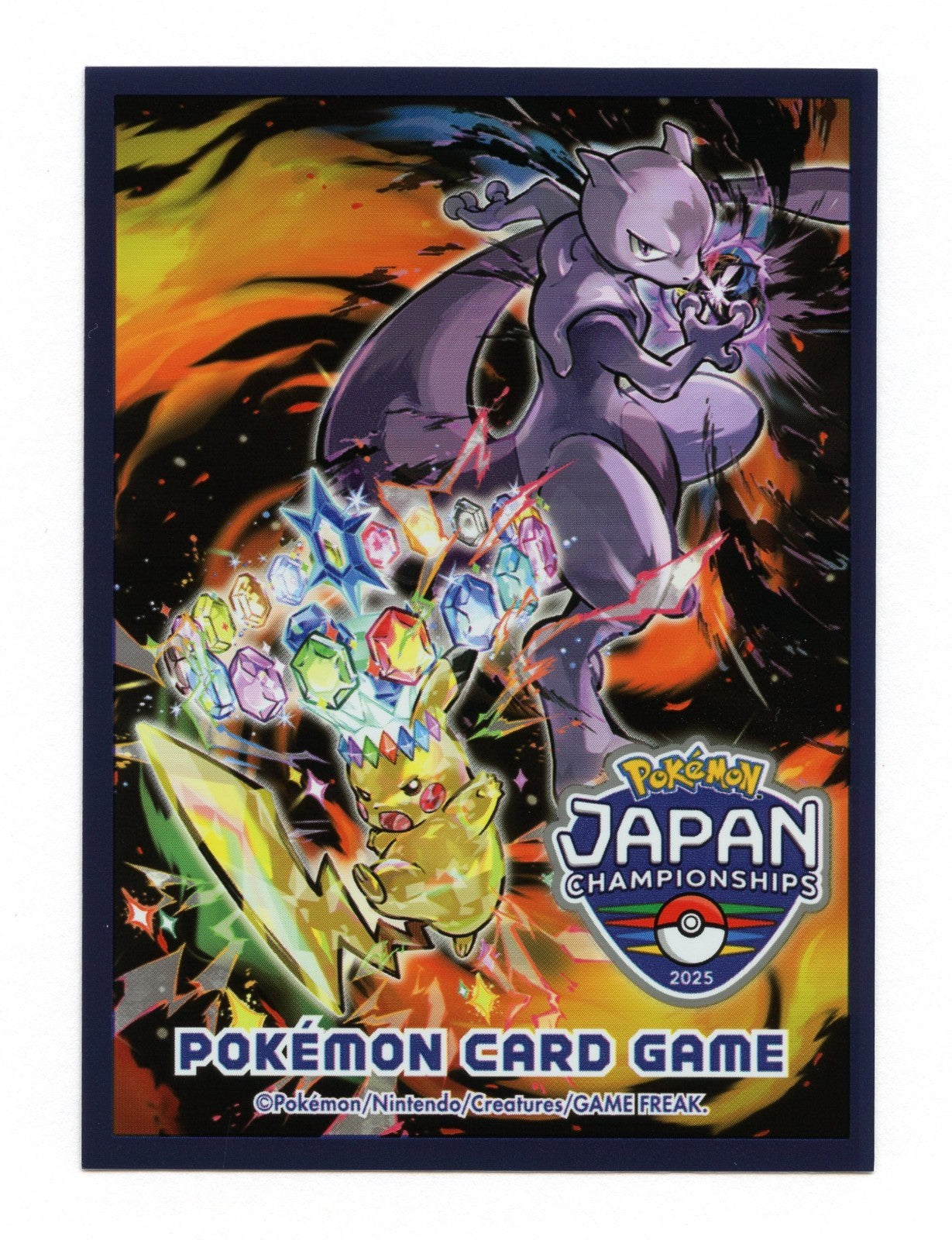 Card Sleeves - Pokemon Japan Championship 2025 (Mewtwo / Terastial Pikachu) - Trinity Hobby
