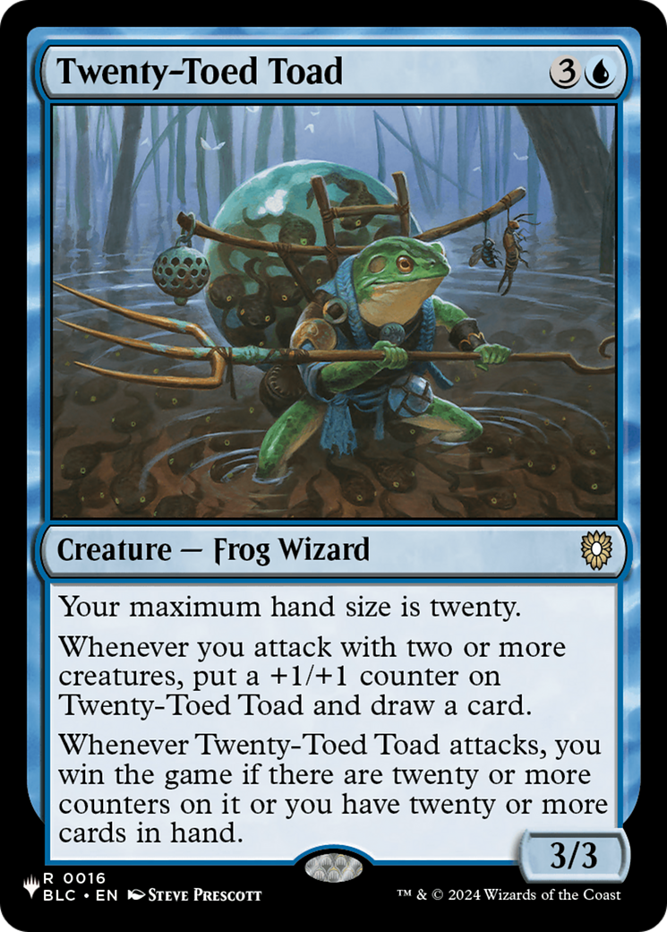 Twenty-Toed Toad [The List] - Trinity Hobby