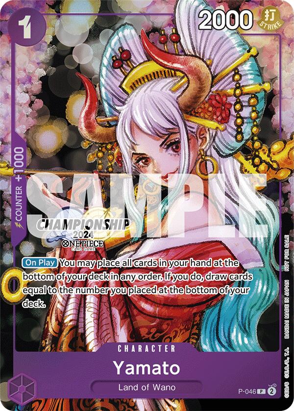 Yamato (CS 2024 Event Pack Finalist) (P-046) - [One Piece Promotion Cards] Foil - Trinity Hobby