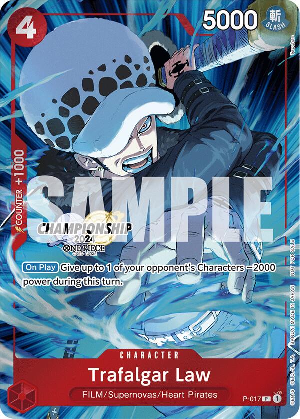 Trafalgar Law (CS 2024 Celebration Pack) (P-017) - [One Piece Promotion Cards] Foil - Trinity Hobby