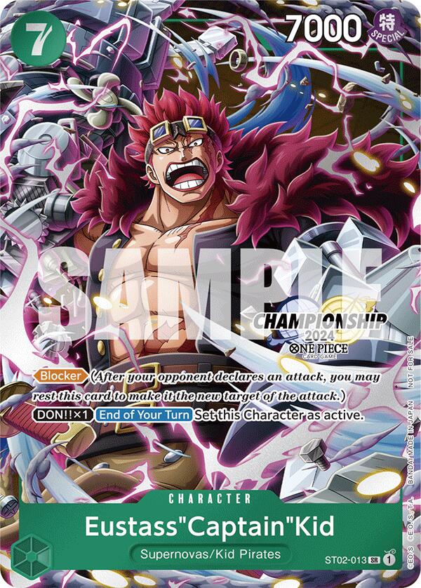 Eustass"Captain"Kid (CS 2024 Celebration Pack) (ST02-013) - [One Piece Promotion Cards] Foil - Trinity Hobby