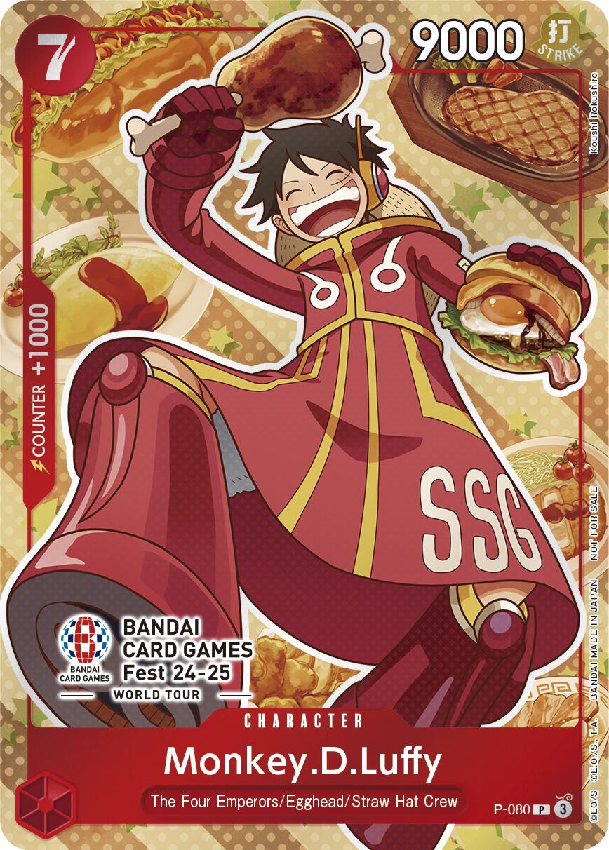 Monkey.D.Luffy (Bandai Card Games Fest 24-25) (P-080) - [One Piece Promotion Cards] - Trinity Hobby