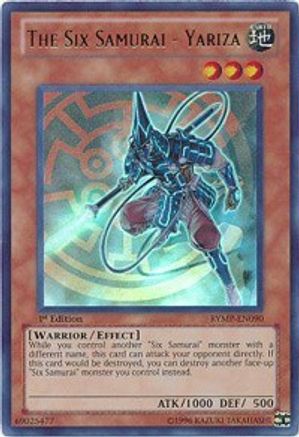 The Six Samurai - Yariza [RYMP-EN090] Ultra Rare - Trinity Hobby