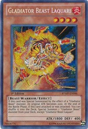 Gladiator Beast Laquari [RYMP-EN096] Secret Rare - Trinity Hobby
