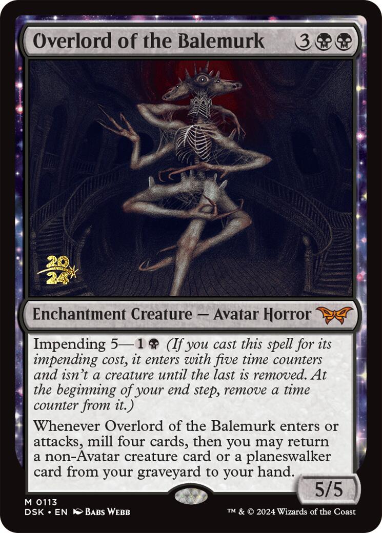 Overlord of the Balemurk [Duskmourn: House of Horror Prerelease Promos] - Trinity Hobby