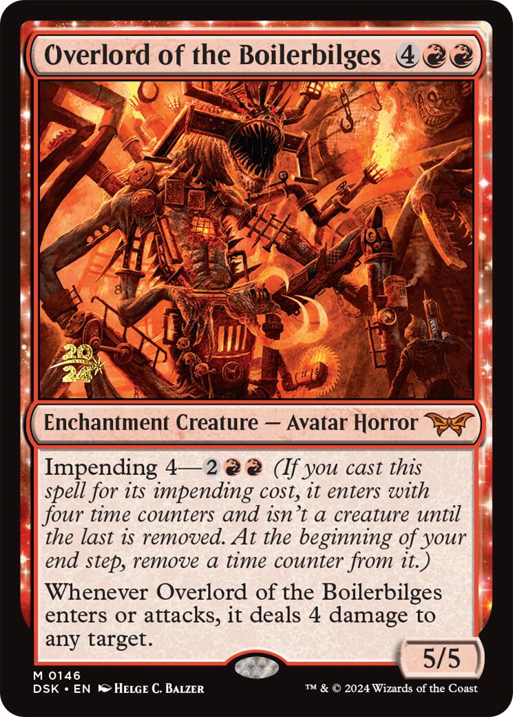 Overlord of the Boilerbilges [Duskmourn: House of Horror Prerelease Promos] - Trinity Hobby