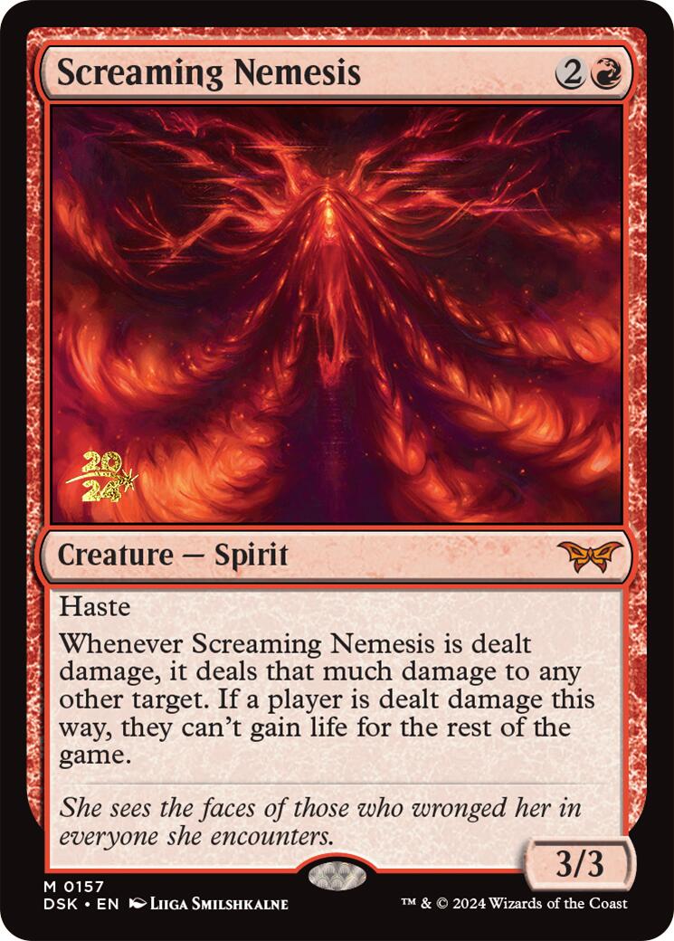 Screaming Nemesis [Duskmourn: House of Horror Prerelease Promos] - Trinity Hobby