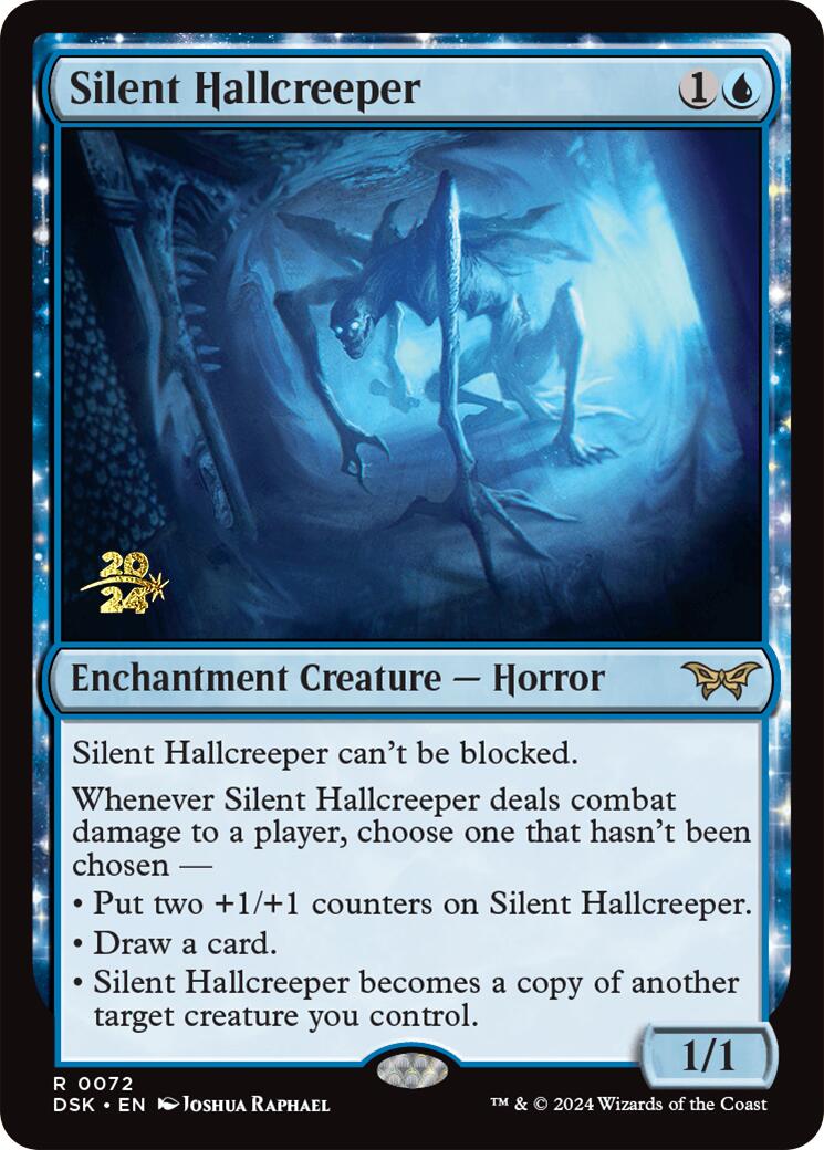 Silent Hallcreeper [Duskmourn: House of Horror Prerelease Promos] - Trinity Hobby