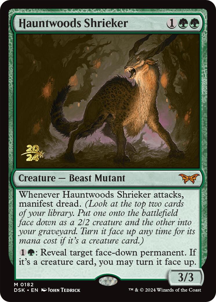 Hauntwoods Shrieker [Duskmourn: House of Horror Prerelease Promos] - Trinity Hobby