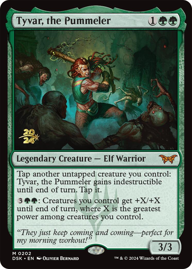 Tyvar, the Pummeler [Duskmourn: House of Horror Prerelease Promos] - Trinity Hobby