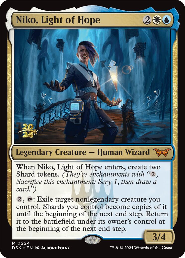 Niko, Light of Hope [Duskmourn: House of Horror Prerelease Promos] - Trinity Hobby