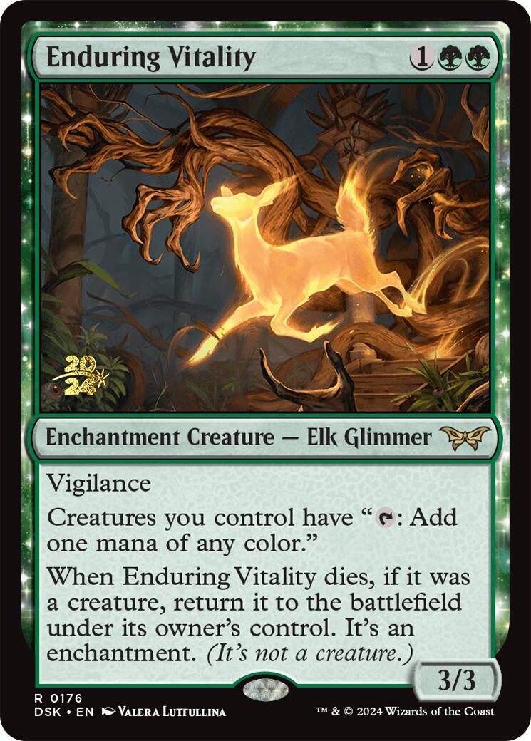 Enduring Vitality [Duskmourn: House of Horror Prerelease Promos] - Trinity Hobby
