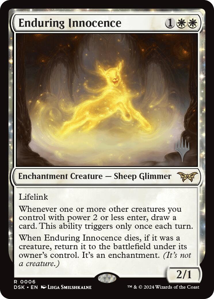Enduring Innocence (Promo Pack) [Duskmourn: House of Horror Promos] - Trinity Hobby