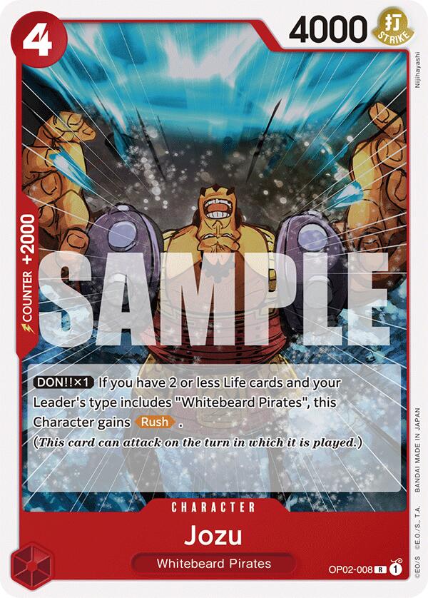 Jozu (OP02-008) - [Starter Deck 15: RED Edward.Newgate] - Trinity Hobby