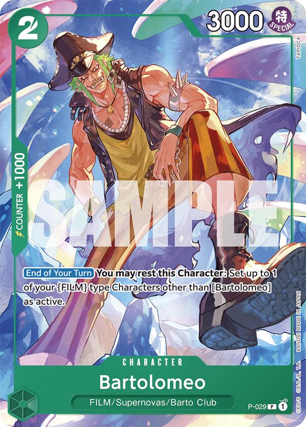 Bartolomeo (P-029) - [Starter Deck 16: GREEN Uta] - Trinity Hobby