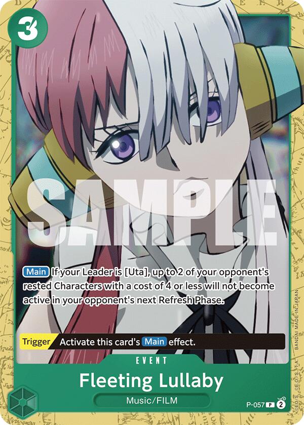 Fleeting Lullaby (P-057) - [Starter Deck 16: GREEN Uta] - Trinity Hobby