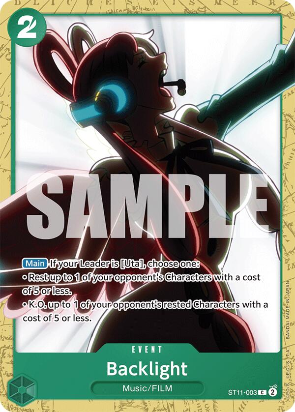 Backlight (ST11-003) - [Starter Deck 16: GREEN Uta] - Trinity Hobby