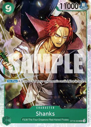 Shanks (ST16-004) - [Starter Deck 16: GREEN Uta] Foil - Trinity Hobby
