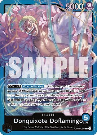 Donquixote Doflamingo [Starter Deck: Blue Donquixote Doflamingo] - Trinity Hobby