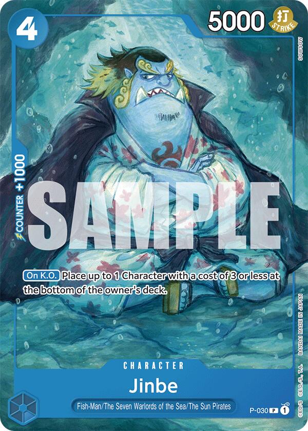 Jinbe (P-030) - [Starter Deck 17: BLUE Donquixote Doflamingo] - Trinity Hobby