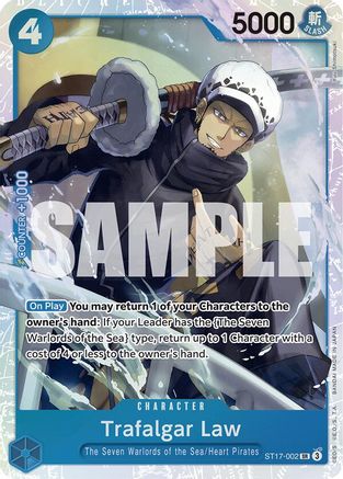 Trafalgar Law (ST17-002) (ST17-002) - [Starter Deck 17: BLUE Donquixote Doflamingo] Foil - Trinity Hobby
