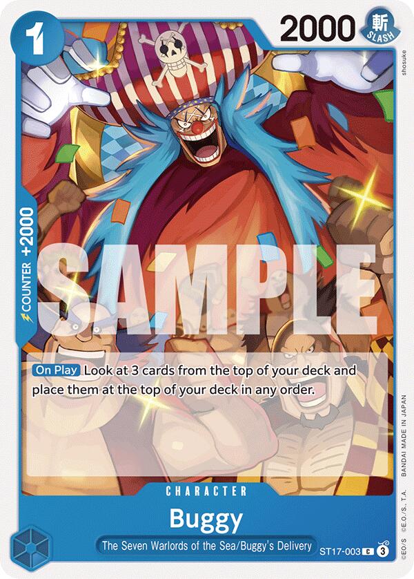 Buggy (ST17-003) - [Starter Deck 17: BLUE Donquixote Doflamingo] - Trinity Hobby
