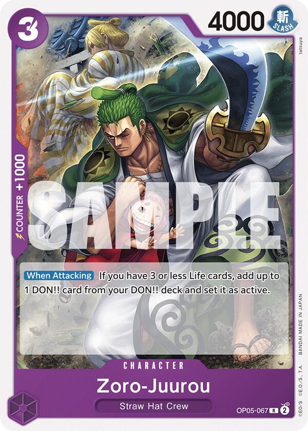 Zoro-Juurou (OP05-067) (OP05-067) - [Starter Deck 18: PURPLE Monkey.D.Luffy] - Trinity Hobby