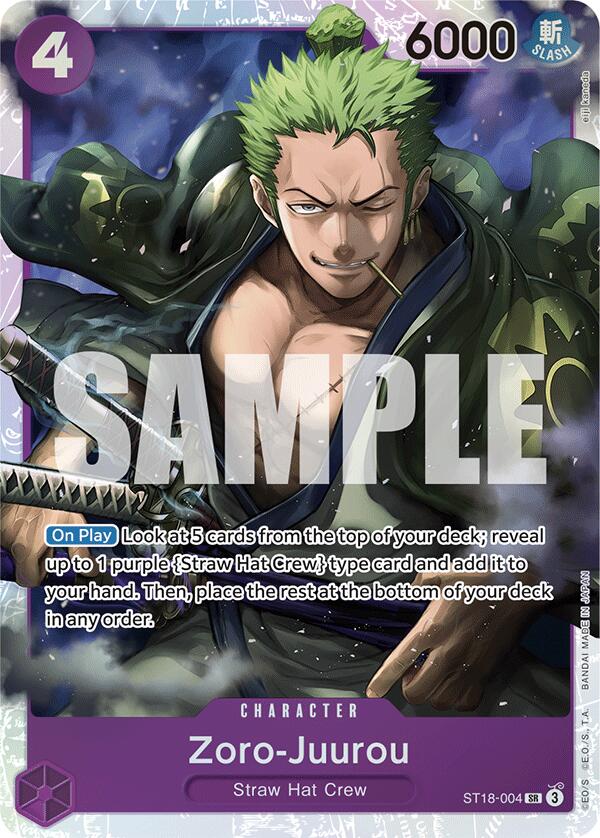 Zoro-Juurou [Starter Deck: PURPLE Monkey.D.Luffy] - Trinity Hobby
