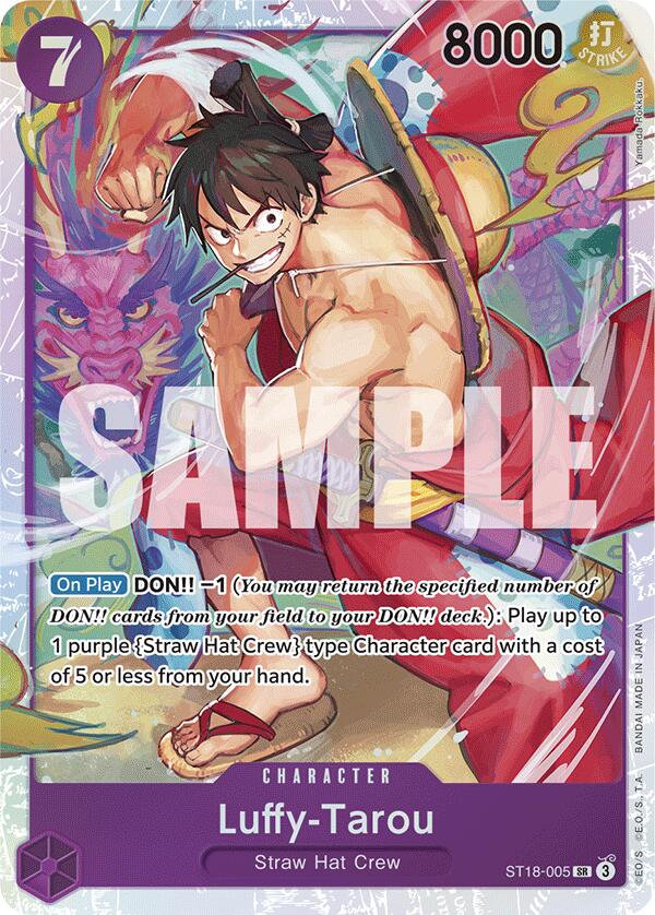 Luffy-Tarou (ST18-005) - [Starter Deck 18: PURPLE Monkey.D.Luffy] Foil - Trinity Hobby