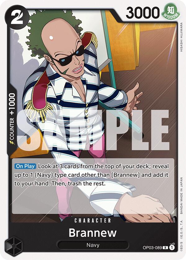 Brannew (OP03-089) - [Starter Deck 19: BLACK Smoker] - Trinity Hobby