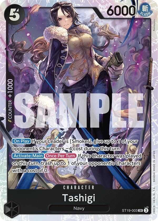 Tashigi (ST19-003) - [Starter Deck 19: BLACK Smoker] Foil - Trinity Hobby