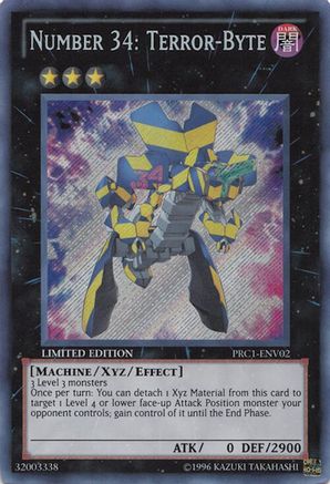 Number 34: Terror-Byte [PRC1-ENV02] Secret Rare - Trinity Hobby