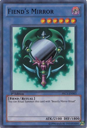 Fiend's Mirror [PRC1-EN003] Super Rare - Trinity Hobby