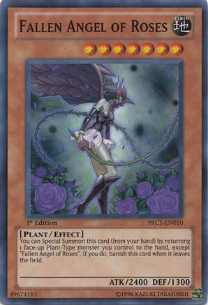 Fallen Angel of Roses [PRC1-EN010] Super Rare - Trinity Hobby