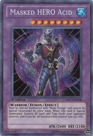 Masked Hero Acid [PRC1-EN018] Secret Rare - Trinity Hobby