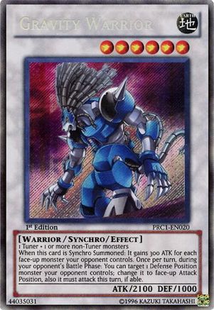 Gravity Warrior [PRC1-EN020] Secret Rare - Trinity Hobby