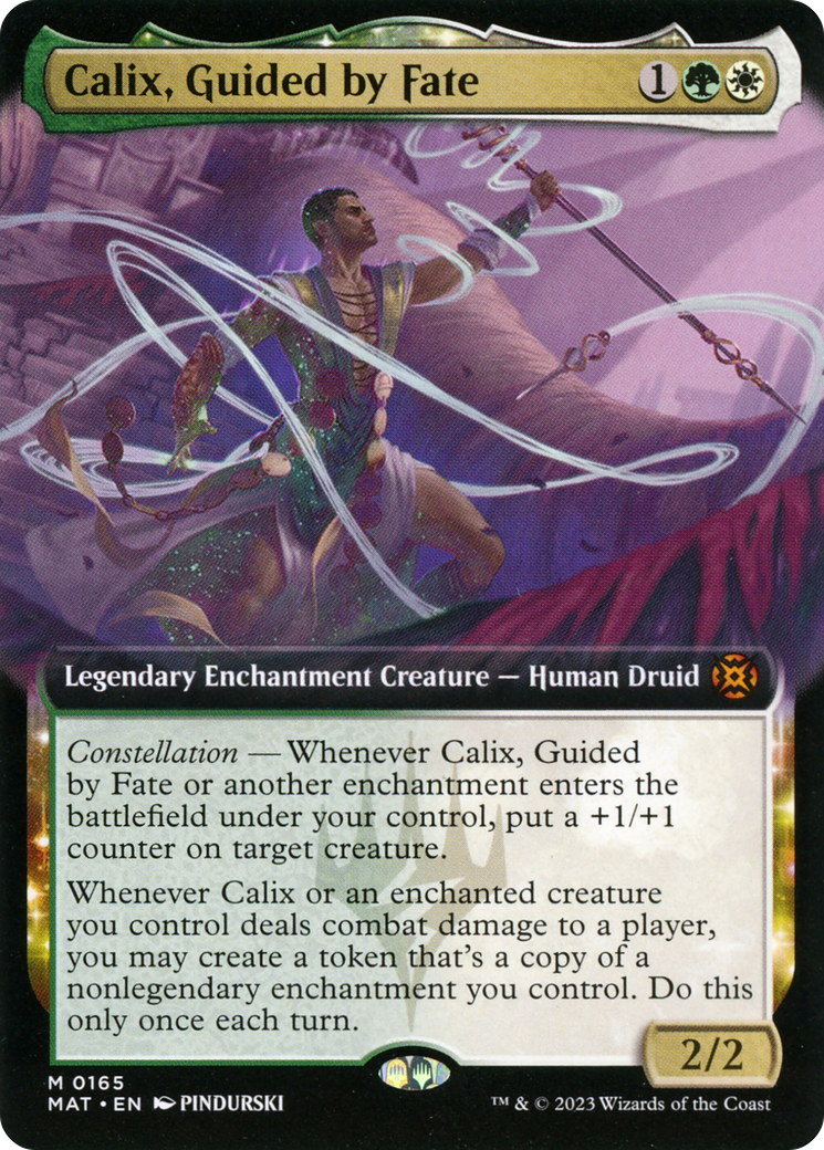 Calix, Guided by Fate (Extended Art) [March of the Machine: The Aftermath] - Trinity Hobby